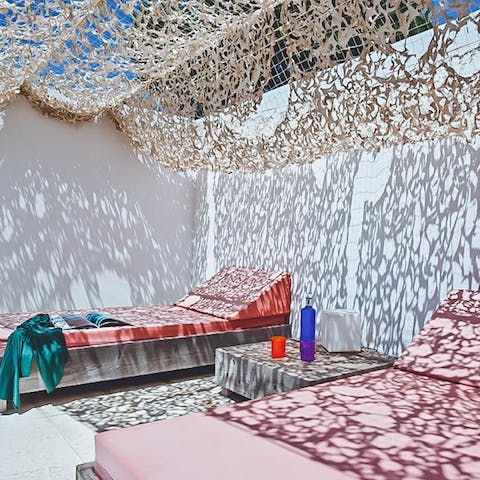 Soak up the sunshine from the secluded sunbathing terrace