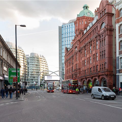 Stay just steps away from Old Street and Shoreditch