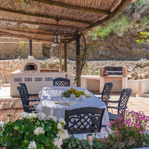 Cook up a storm in the outdoor kitchen and dine alfresco on the terrace