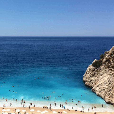 The villa is just 600m from the shores of Kalkan