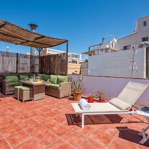 Soak up the sun or chill out in the shade