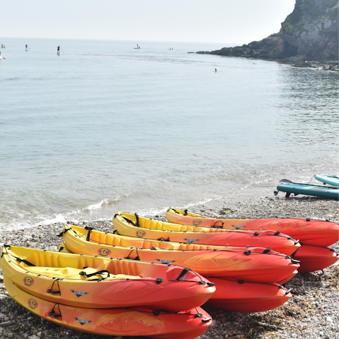 Head to the Jurassic Coast for a day of sightseeing and watersports