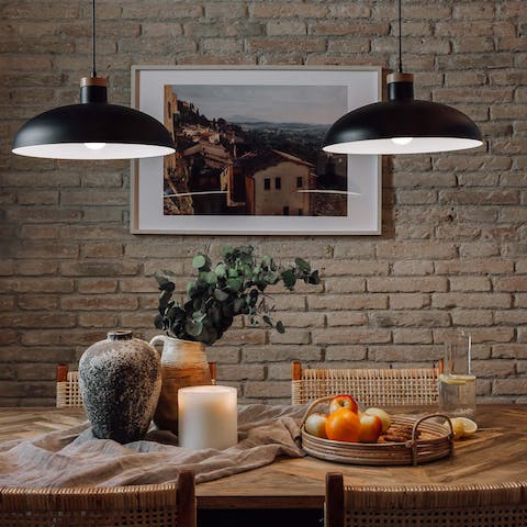 Enjoy some gazpacho at your dining table