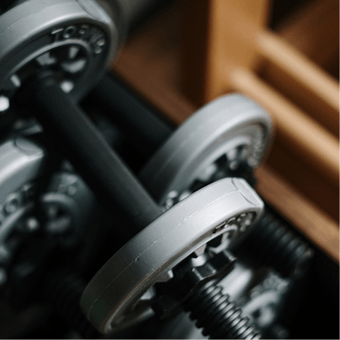 Start your day with an energising workout in the fully-equipped gym