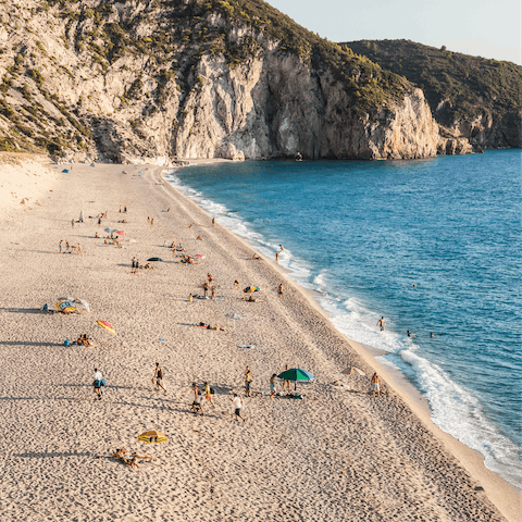 Stay just a few minutes walk away from Dessimi Beach
