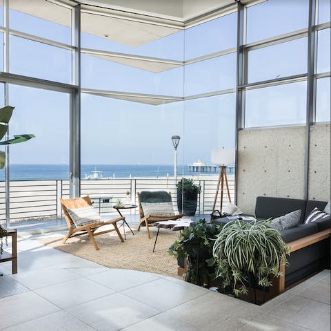 Lounge in the light-filled living area
