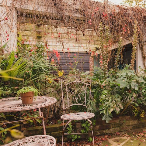 Relax in the courtyard garden and take in the sea air