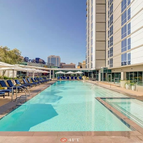 Relax in the Arizona sun by the shared pool