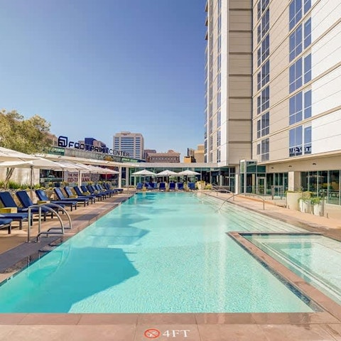 Relax in the Arizona sun by the shared pool