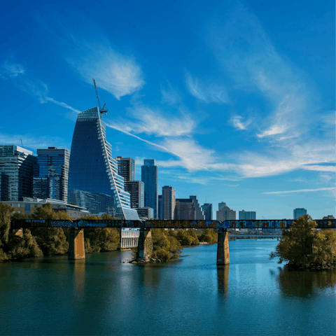 Discover nearby Lady Bird Lake, an Austin hotspot