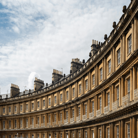 Stay in the historic centre of Bath – a five-minute walk from the Royal Crescent