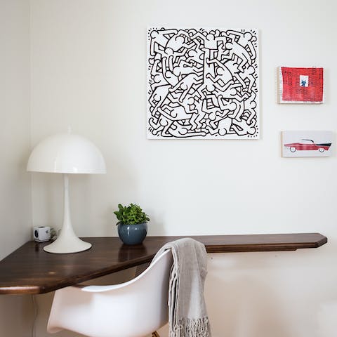 A quiet corner to work in