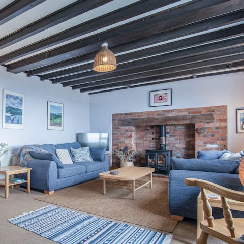 Curl up by the fire after a brisk countryside walk