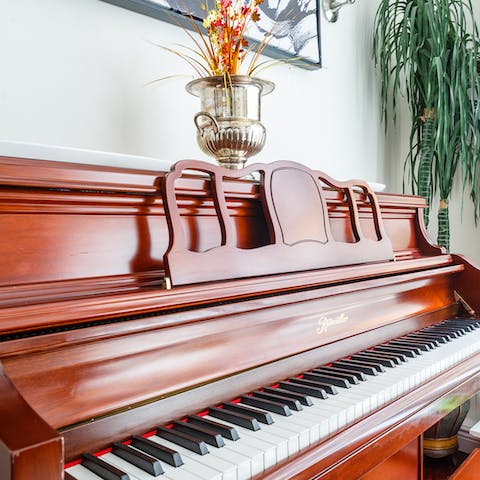 The beautiful Ritmiller piano
