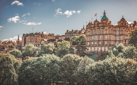Explore Edinburgh's historic Old Town, a fifteen-minute walk away