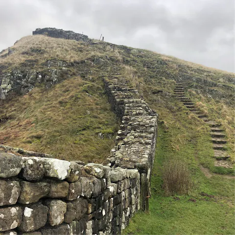 Indulge in Northumberland’s rich history, and take a walk at Hadrians wall
