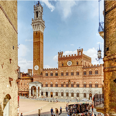 Jump in the car for a day trip to Siena