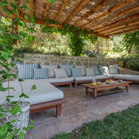 Find a shady spot to recline with a holiday read