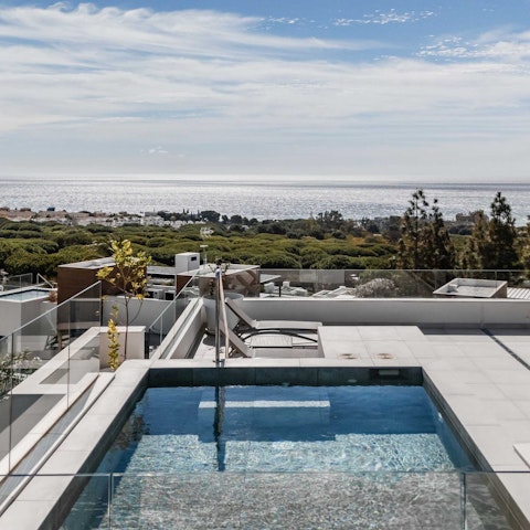 Cool off in the private plunge pool on the terrace