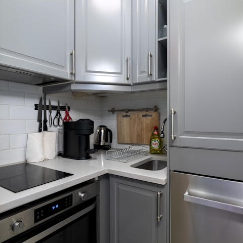 Dine out in a local restaurant or whip something up in the kitchen