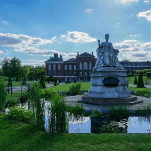 Stroll a few minutes to Kensington Gardens