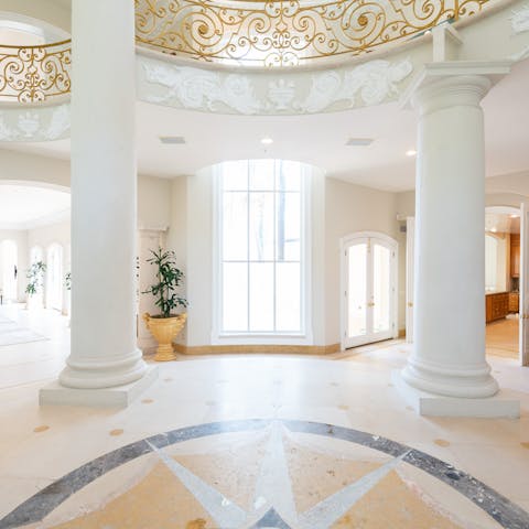 Exquisite detailing from the floor to the ceiling