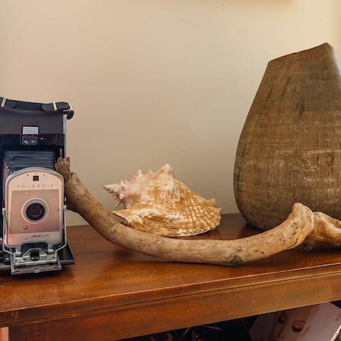 This antique polaroid