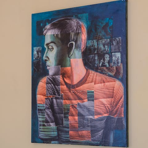 Head-turning paintings and sketches