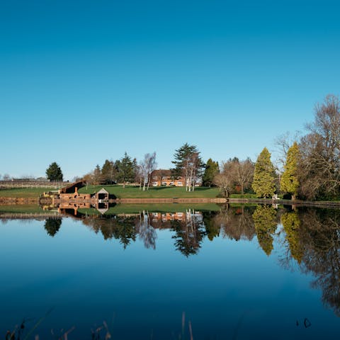 Find peace and relaxation on the edge of the Malvern Hills