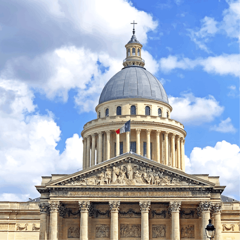 Visit the nearby historic Panthéon