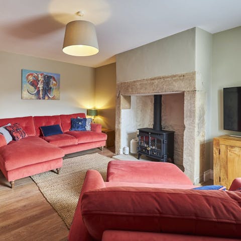 Fire up the log burner on chilly nights