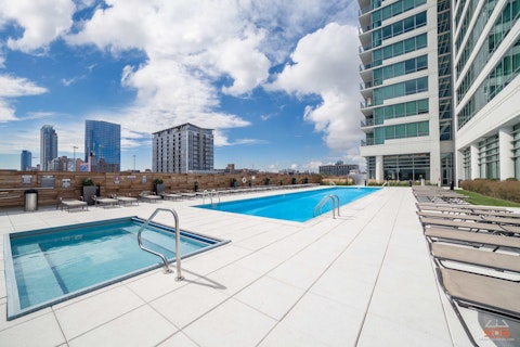Take a dip in the communal pool or take a moment to unwind in the hot tub
