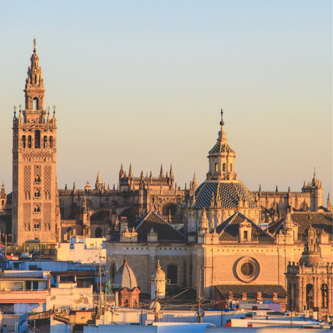 Stroll to Seville Cathedral in less than five minutes