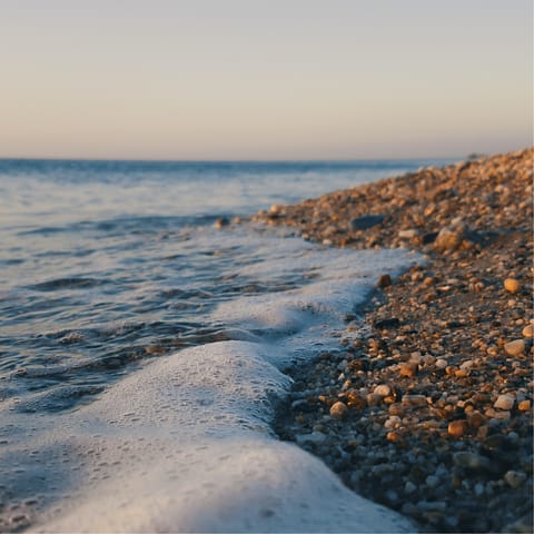 Head to Afandou Beach for a swim in the Aegean, it's a short drive away