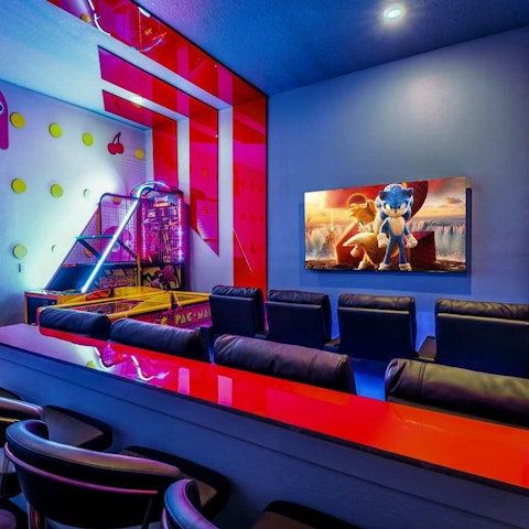 Grab some popcorn and kick back in the home cinema