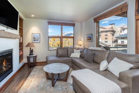 Get cosy in the living space and reflect on the day's adventures