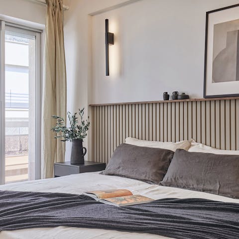 Wake up in the comfortable bedrooms, ready to explore Paris