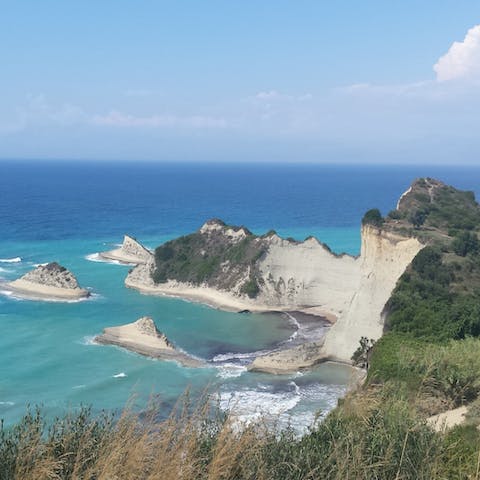 Explore Corfu's wondrous coastline