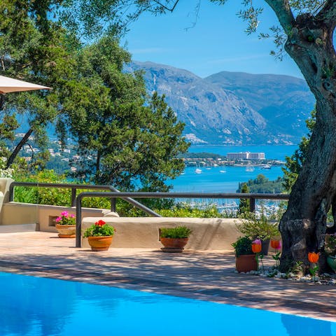 Breathe in jaw-dropping views from the terrace
