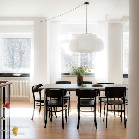 Wind down with meals at home or head to a local restaurant