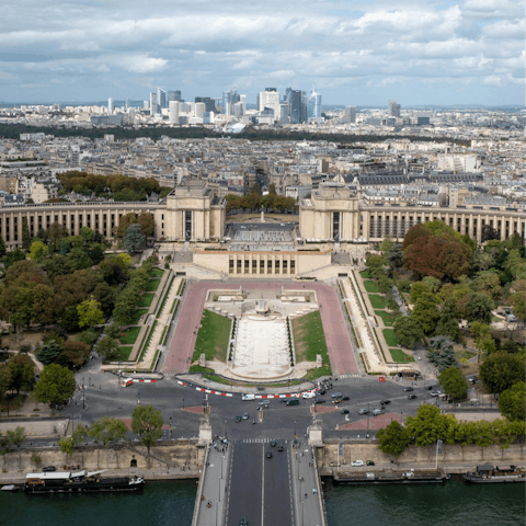 Wander to the Trocadero, the best place to photograph the Eiffel Tower