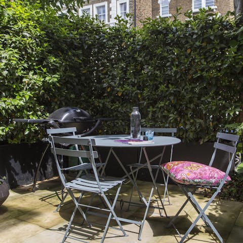 Fire up the barbecue and dine in the summer sunshine