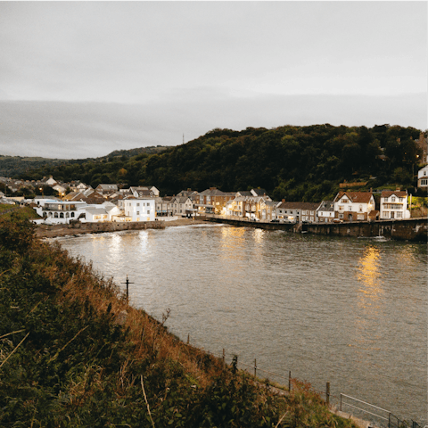 Try your hand at kayaking at Combe Martin beach