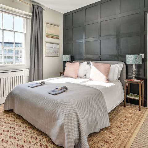 Sink into your sumptuous bed after a day spent exploring the delights of South Devon