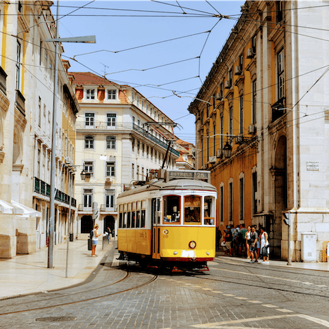 Explore Lisbon from a central location in the heart of Baixa