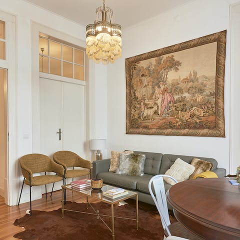 After a busy day exploring the city, relax in the elegant lounge