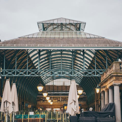 Grab a bite to eat before the theatre in neighbouring Covent Garden