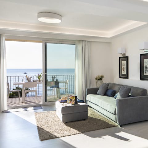 Spend the perfect evenings  soaking up these views