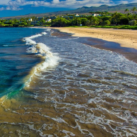 Swim at Hapuna Beach, one of Hawaii's most celebrated white-sand shores