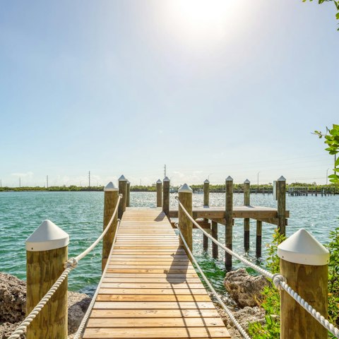 Enjoy your very own private dock